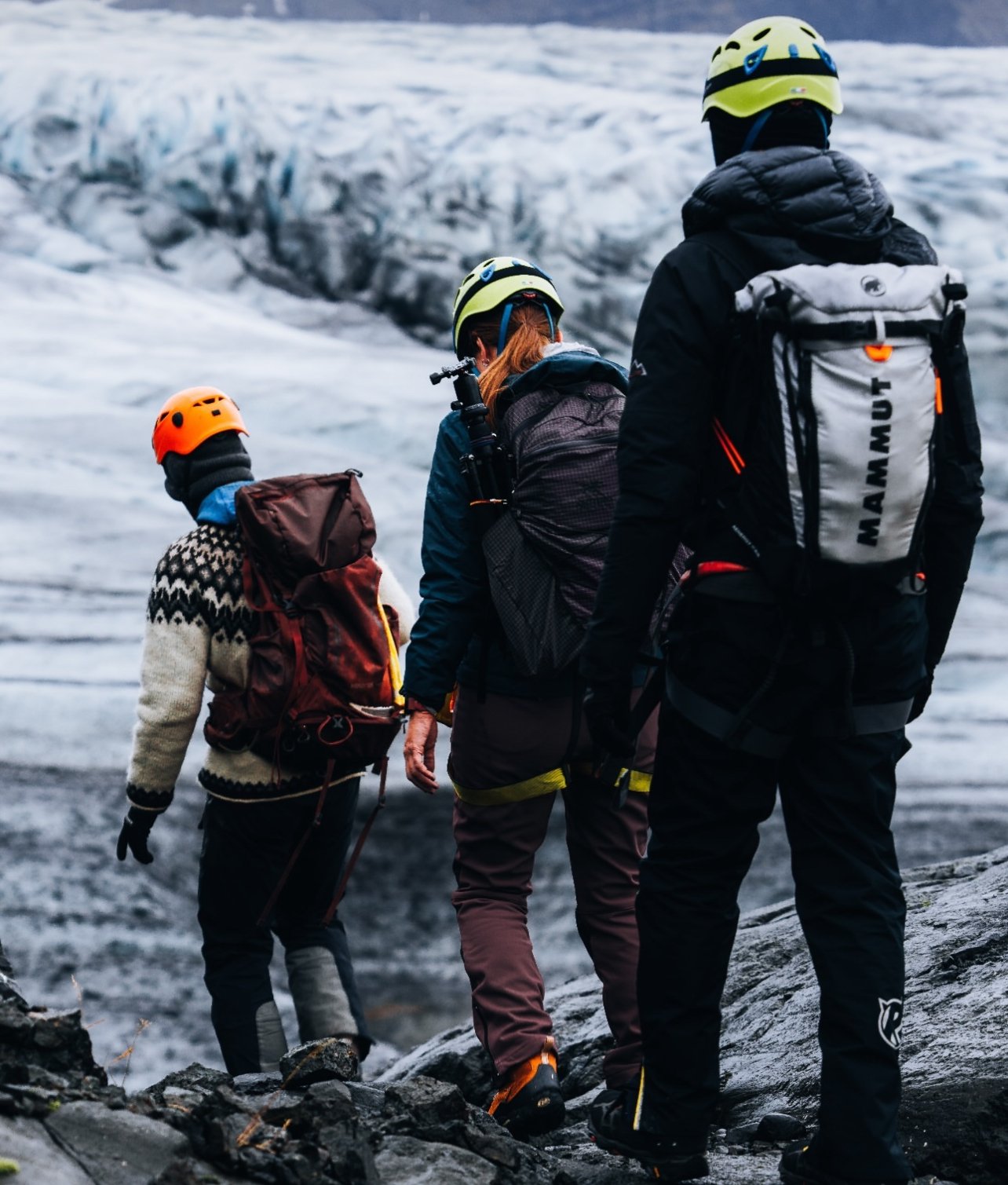 On the glacier