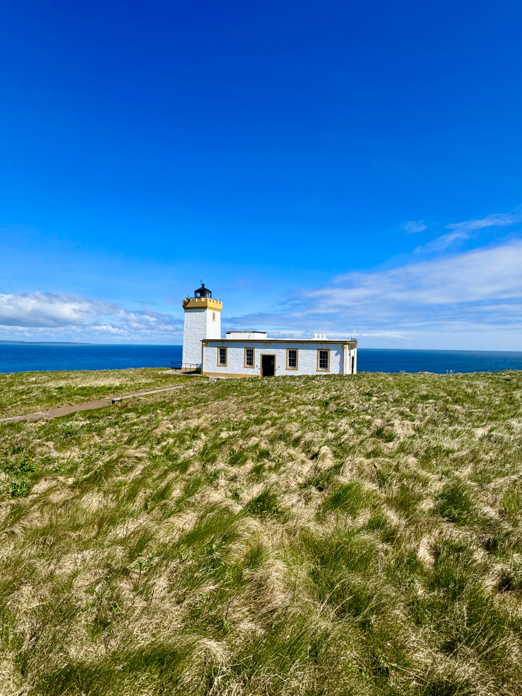 The lighthouse on the headland